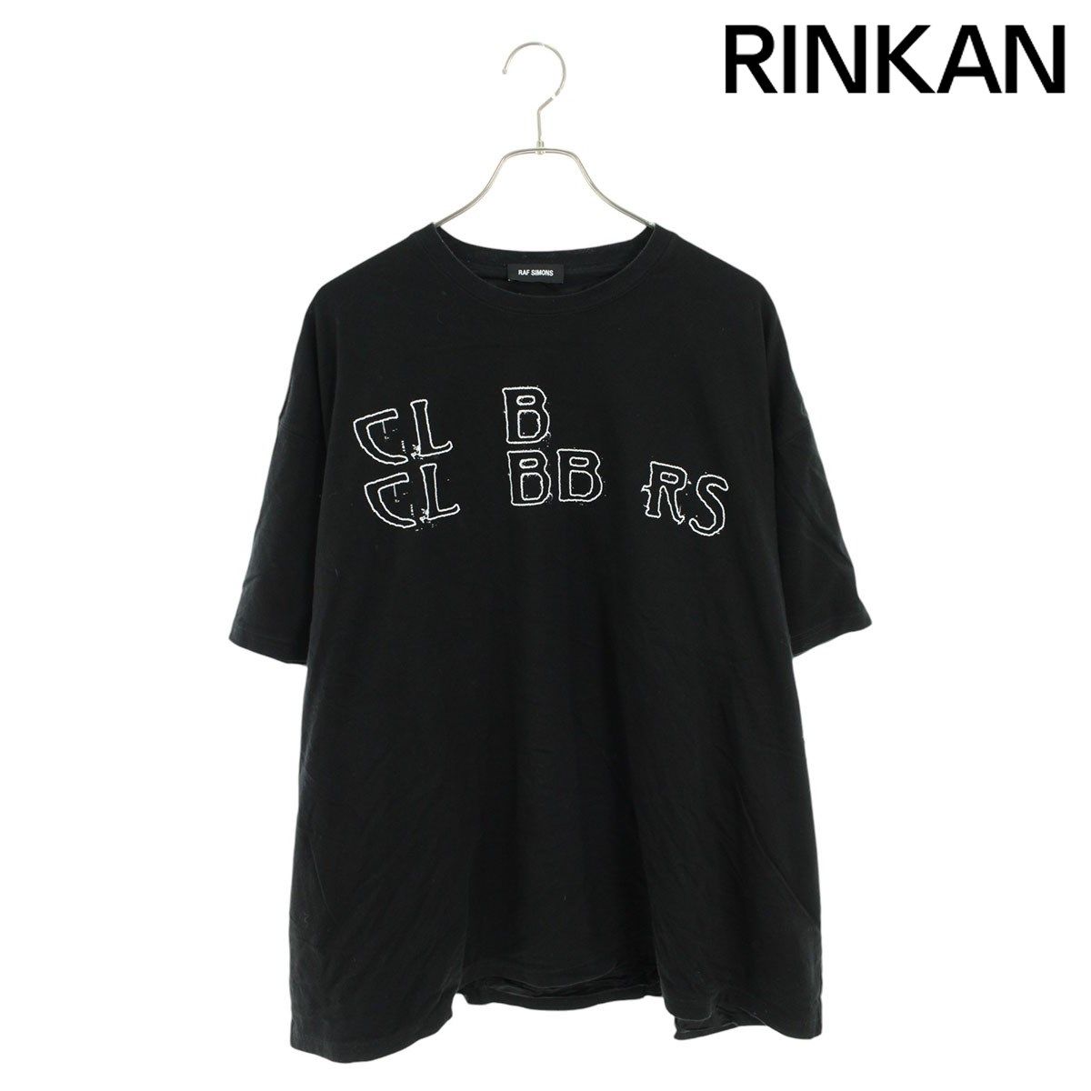 ラフシモンズ  19SS  191.136 裏地付き オーバーサイズプリントTシャツ メンズ S