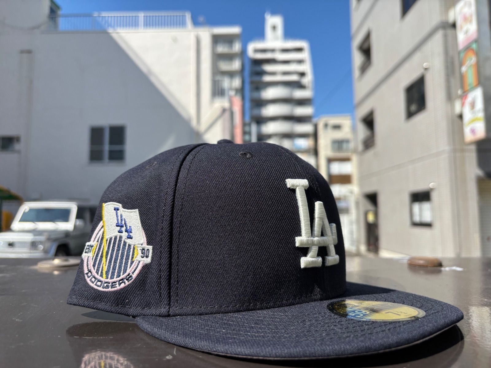 NEW ERA 59FIFTY Sakura Pack ロサンゼルス・ドジャース ネイビー 7 1/2サイズ ¥6820 ＋ 送料¥550