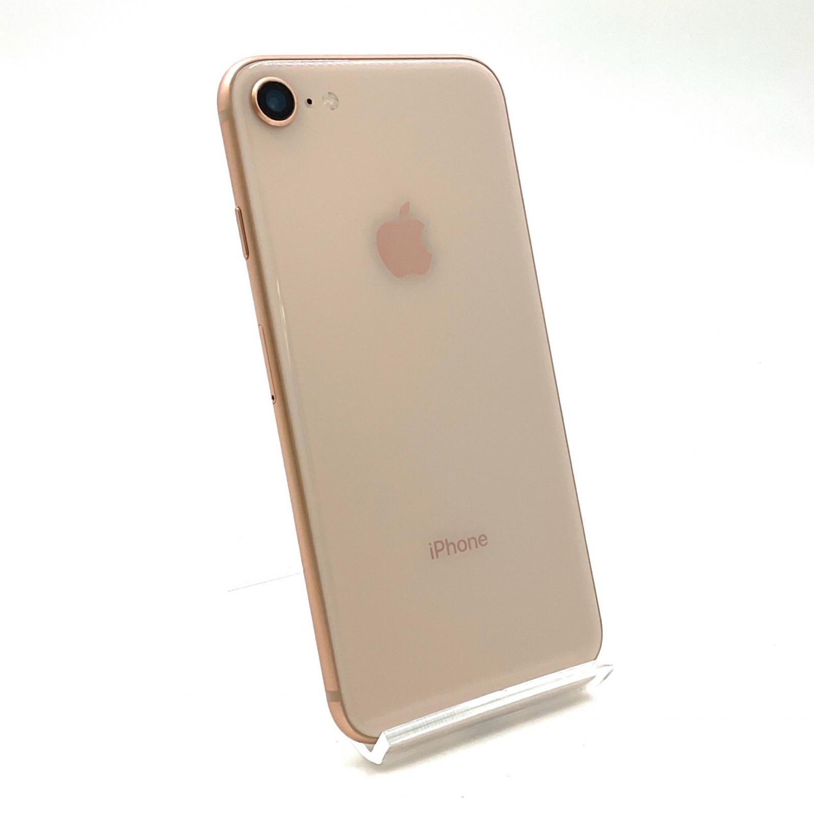 iPhone 8 64GB ゴールド SIMフリー 白ロム 美品 動作確認済 81%【全額 