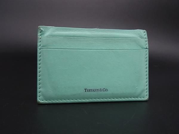 TIFFANY&Co ティファニー レザー カードケース パスケース TIFFANY&Co ティファニー レザー カードケース パスケース