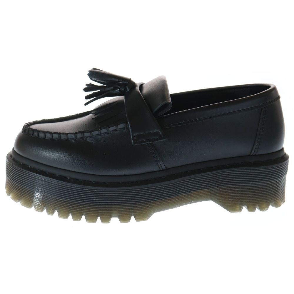 Dr.Martens ドクターマーチン VEGAN ADRIAN FELIX PLATFORM TASSEL LOAFERS 30648001 ビーガン エイドリアン フェリックスプラットフォームローファー シューズ ブラック レディース