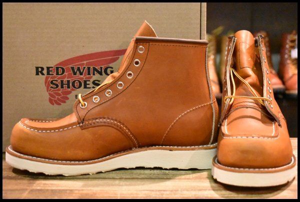 7.5E 24年 レッドウィング 875 アイリッシュセッター 茶 オロレガシー モックトゥ レースアップ ブーツ redwing HOPESMORE FF029