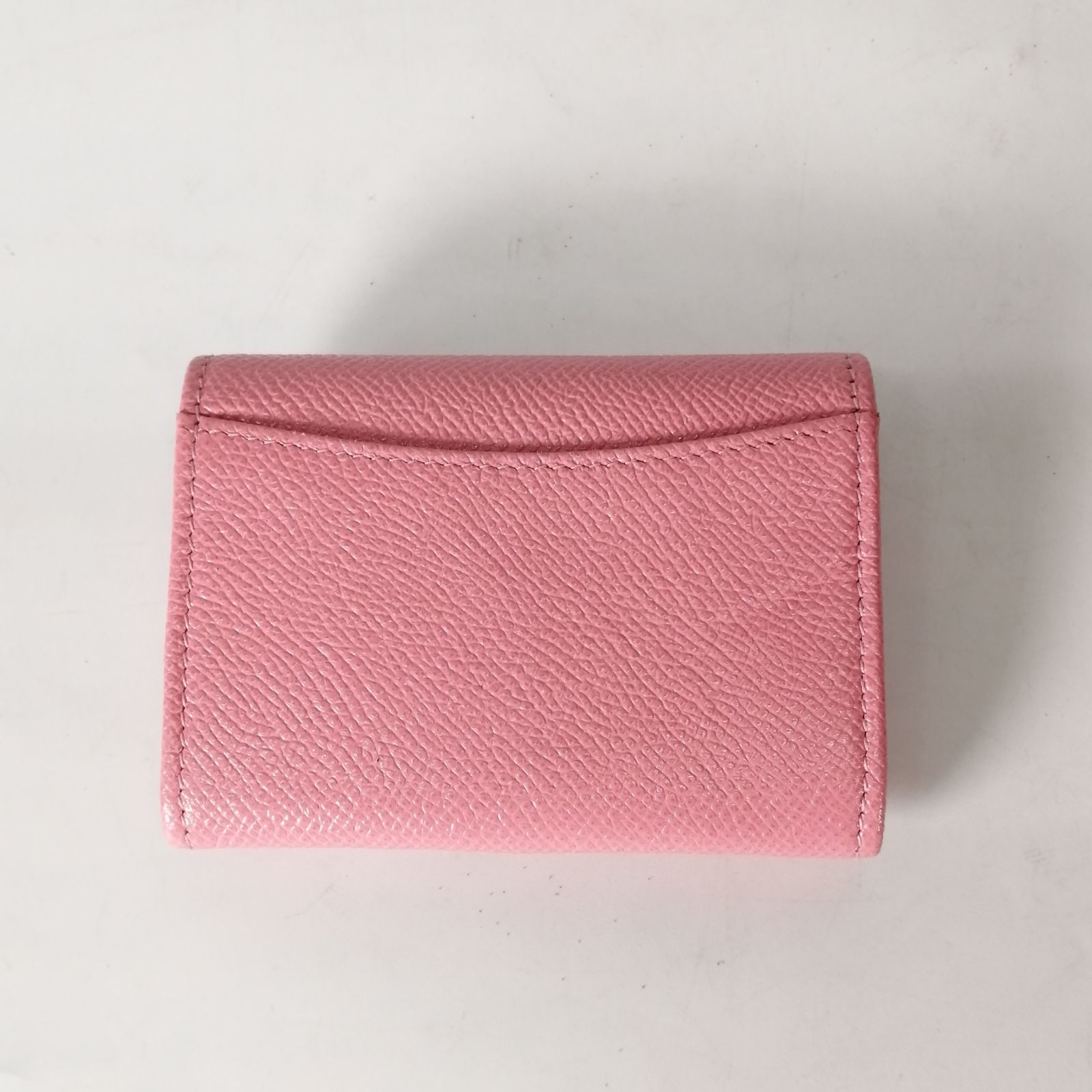 美品 BVLGARI ブルガリ ロゴ クリップ コインケース 小銭入れ ピンク 
