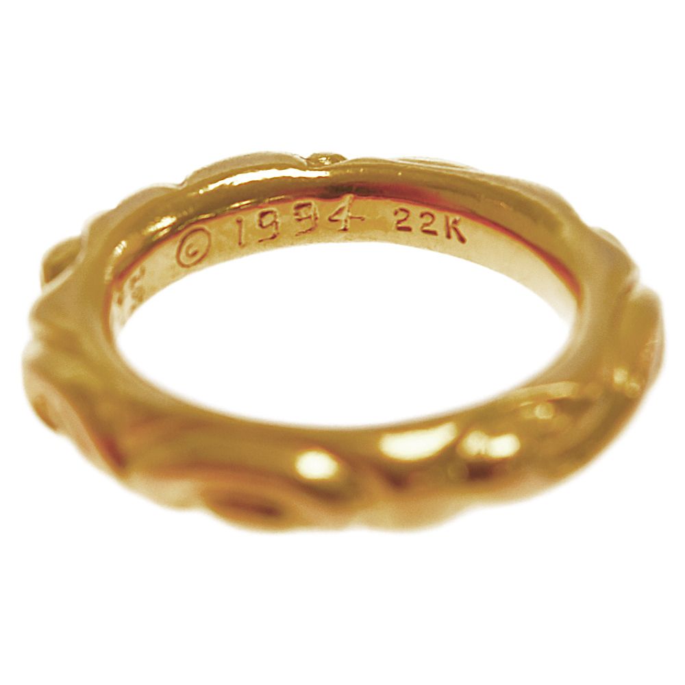 CHROME HEARTS (クロムハーツ) 22K SCRL BAND スクロールバンド