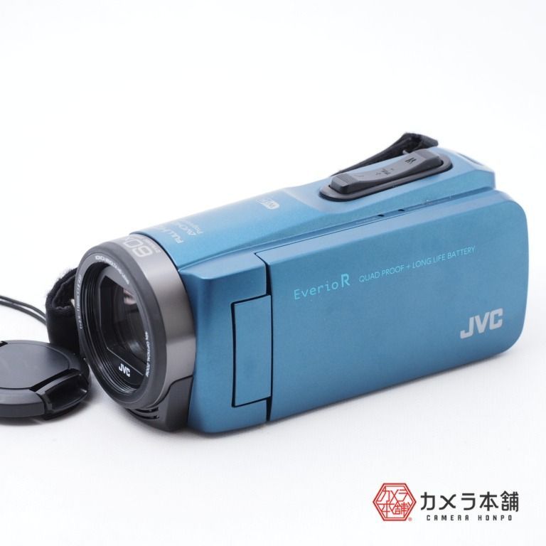 人気ブランドの JVCKENWOOD JVC ビデオカメラ Everio R 防水 防塵 Wi-Fi 64GB アクアブルー GZ-RX670-A 