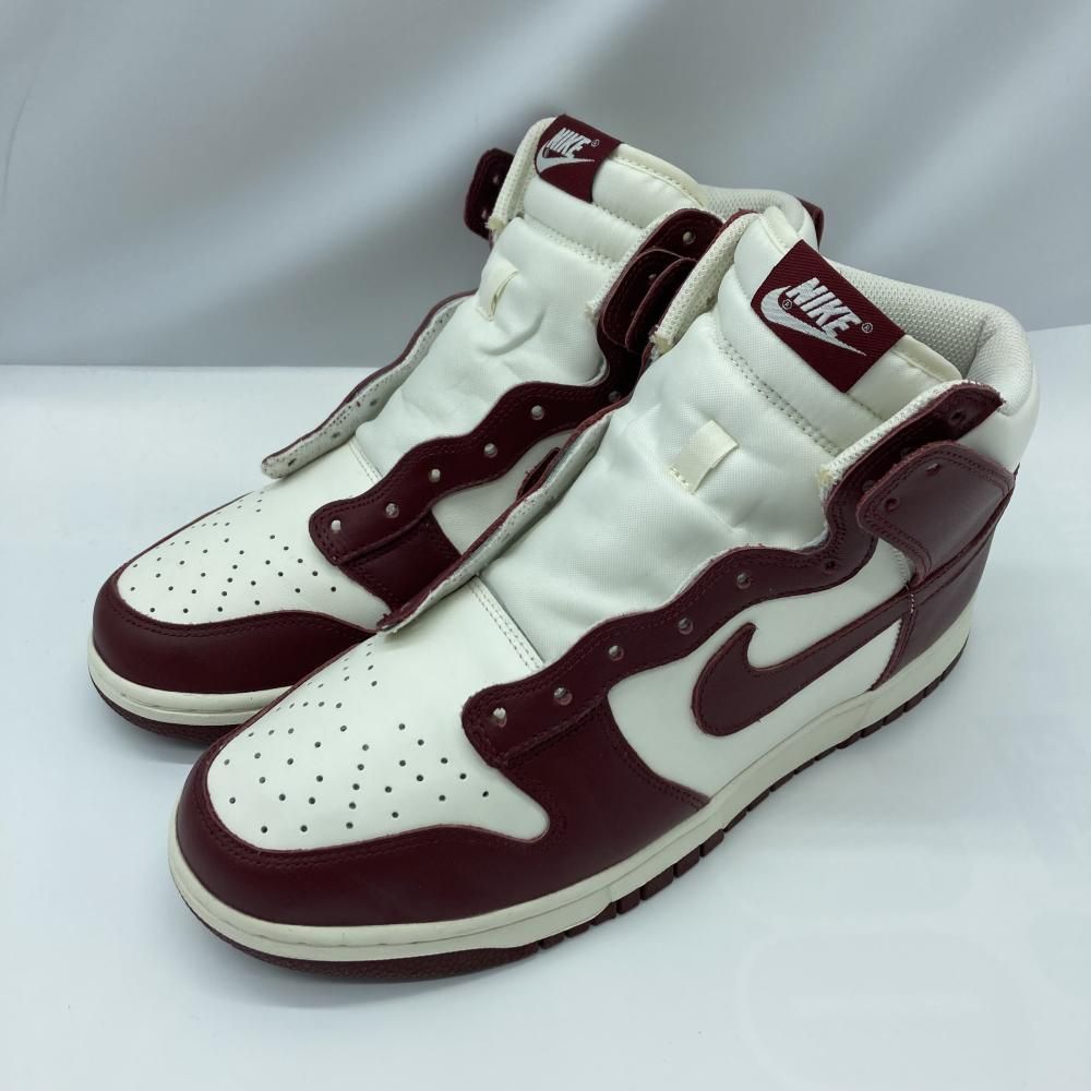 中古】NIKE DUNK HIGH 27.5㎝ DD1869-101 TEAM RED ナイキ ホワイト