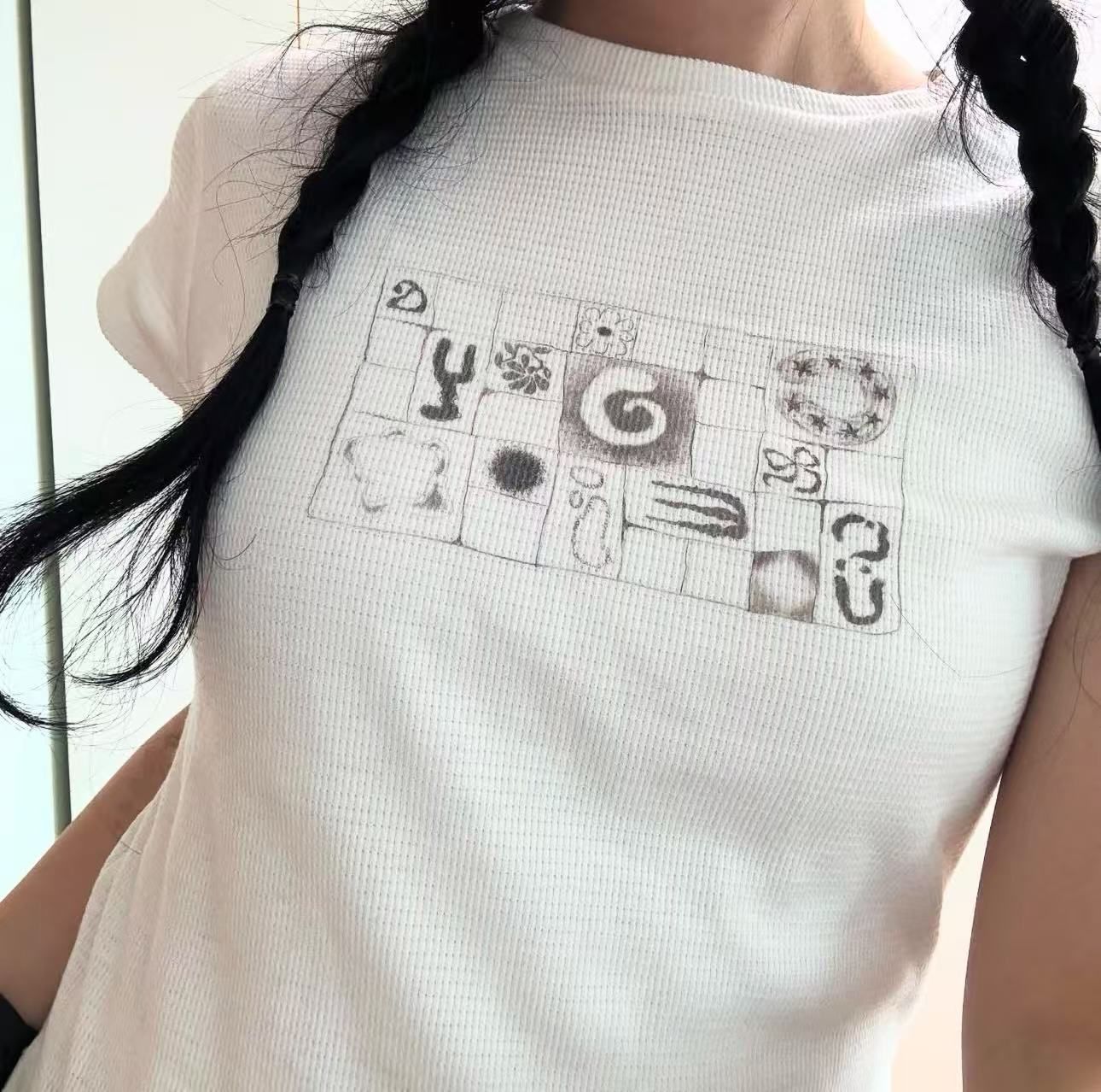 COYSEIO★半袖 Tシャツ★韓国★COY WAFFLE T-SHIRT 2色 COYSEIO : 25SS / COY WAFFLE T-SHIRT (2COLORS) (COYSEIO/T