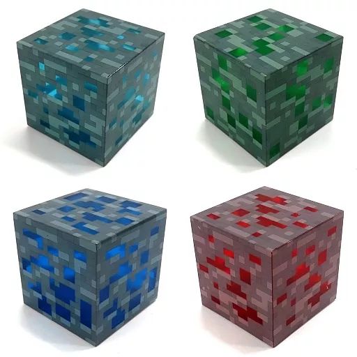 中古】フィギュア 全4種セット 「MINECRAFT -マインクラフト-」 鉱石