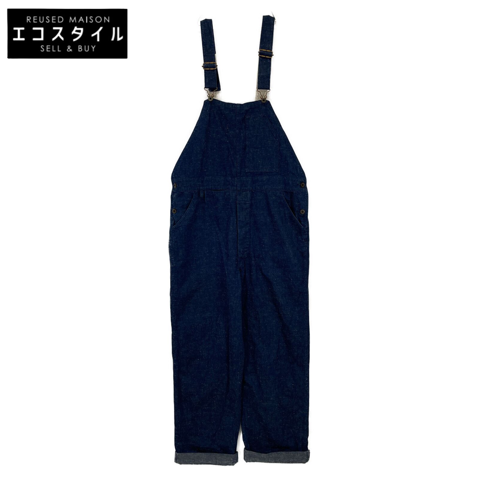 GLADHAND グラッドハンド BYGH-13-AW-15 インディゴ オーバーオール|サロペット S