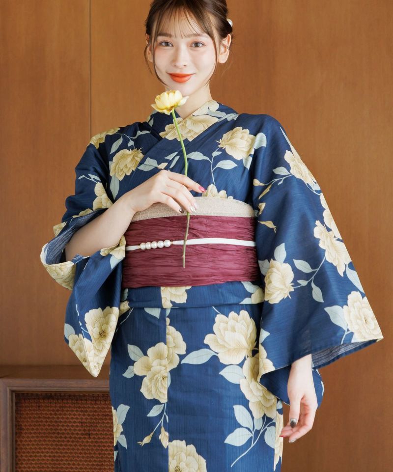 洋花の薔薇重ね】 Dita official 2025 浴衣 5点セット レディース 2025