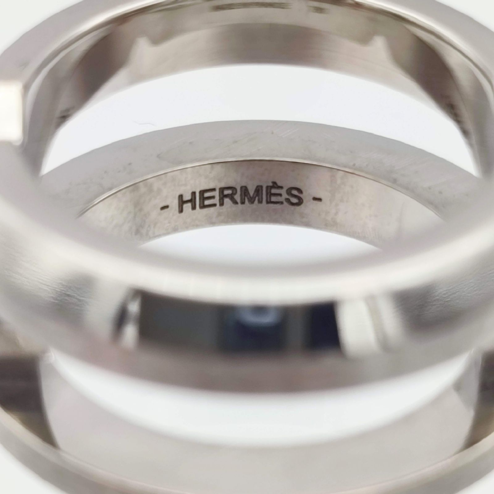 美品】HERMES エルメス Hリング ステンレス T60 18号 - メルカリ