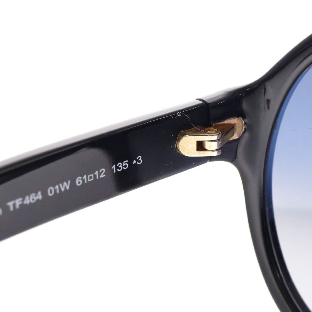 TOM FORD トムフォード ティアドロップ カラー サングラス ブラック TF464 01W TOM FORD (トムフォード) ティアドロップ カラー サングラス ブラック