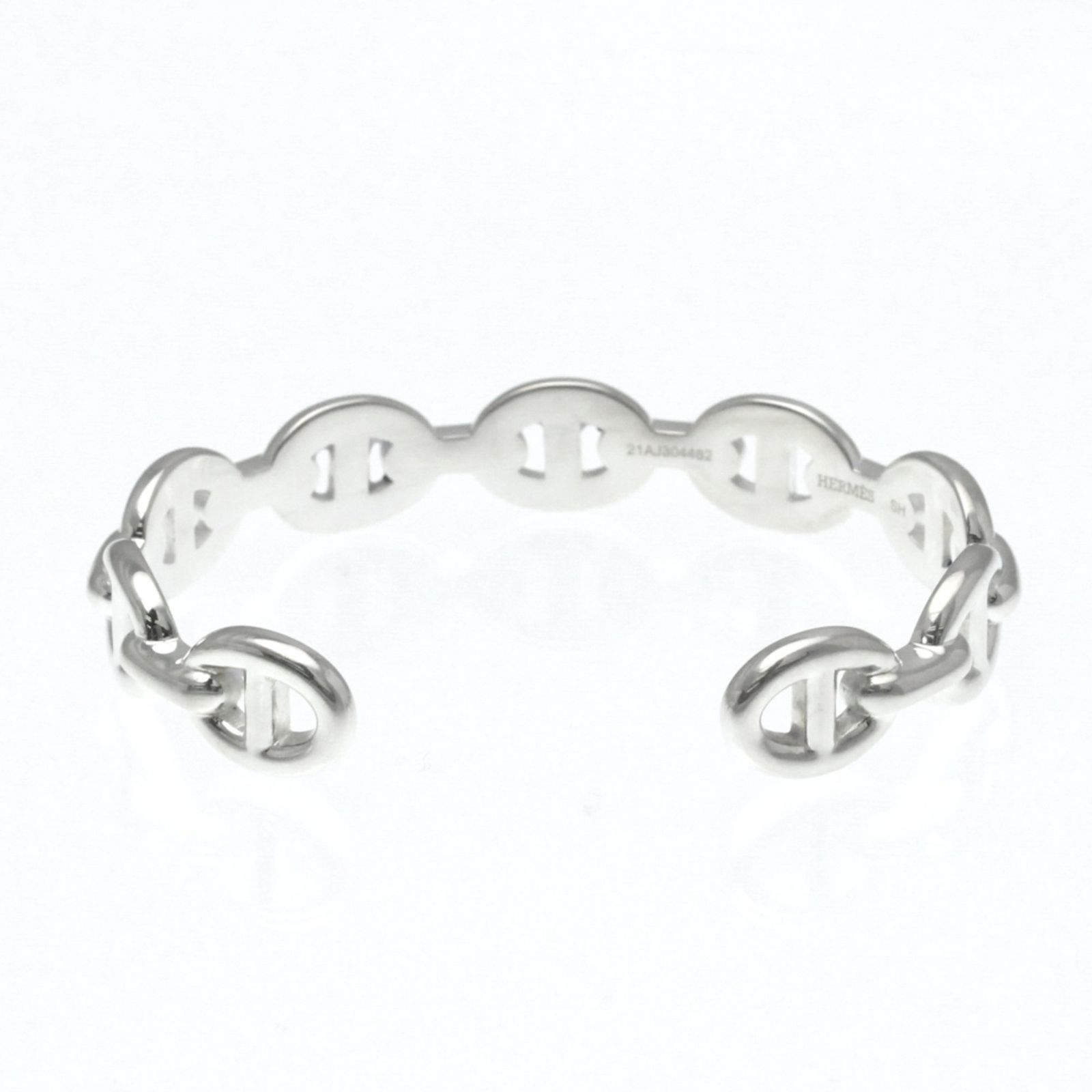 【新作到着!!】 エルメス Hermes シェーヌダンクル バングル シルバー925 無し バングル シルバー