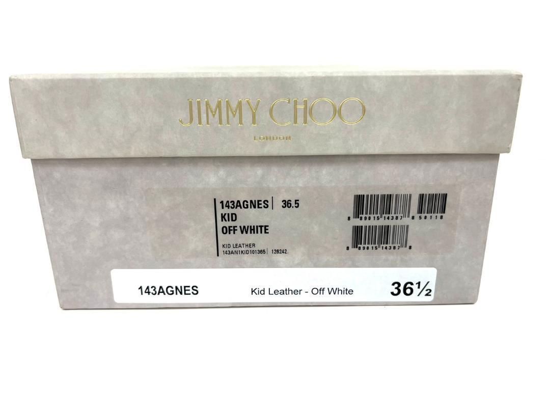 ジミーチュウ JIMMY CHOO KIDレザー ホワイトパンプス 361/2