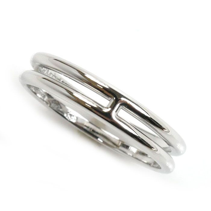 HERMES エルメス K18WG ホワイトゴールド アリアンヌ リング・指輪  