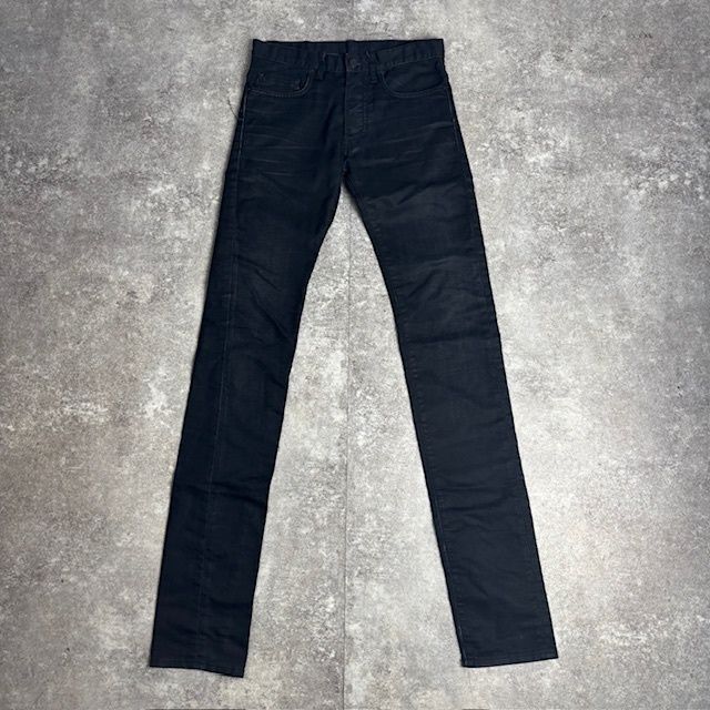 Christian Dior クリスチャンディオール HOMME ブラックスキニーデニム W27 983112221102 ブラック コットン