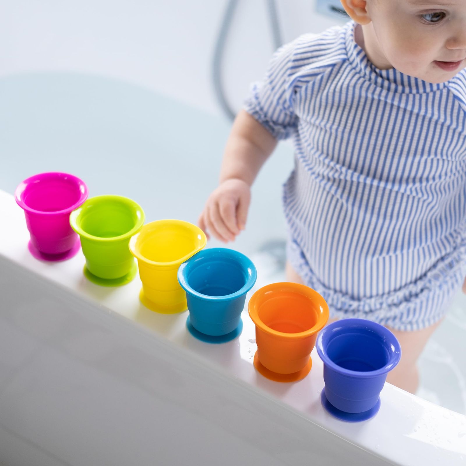  ファットブレイン Fat Brain Toys 赤ちゃんおもちゃ サクションカップズ 指先知育 FA 183-1 お風呂のおもちゃ ベビー キッズおもちゃ