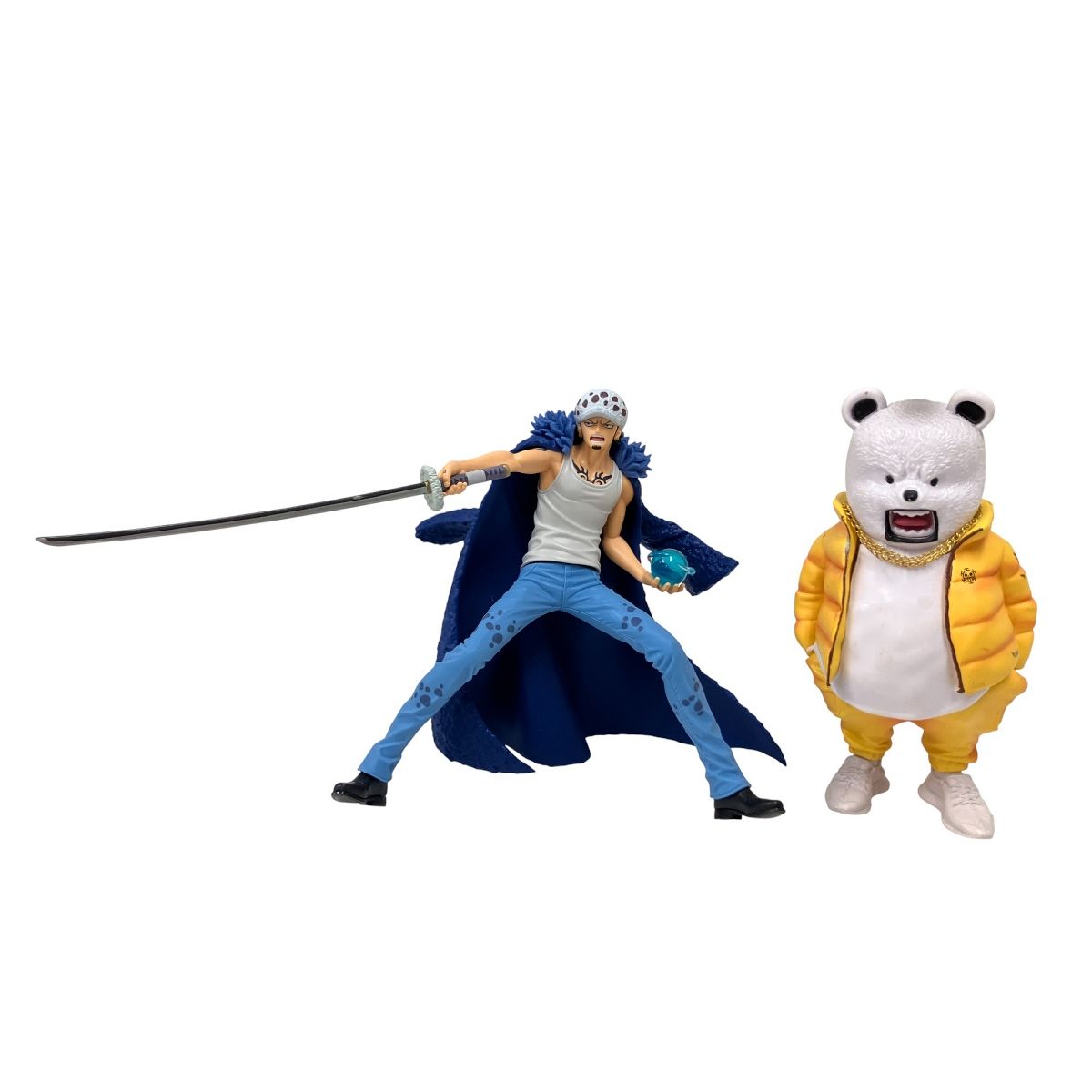 ONE PIECE ワンピース フィギュア おまとめ2点セット トラファルガーロー ベポ 箱なし ジャンク O10341627