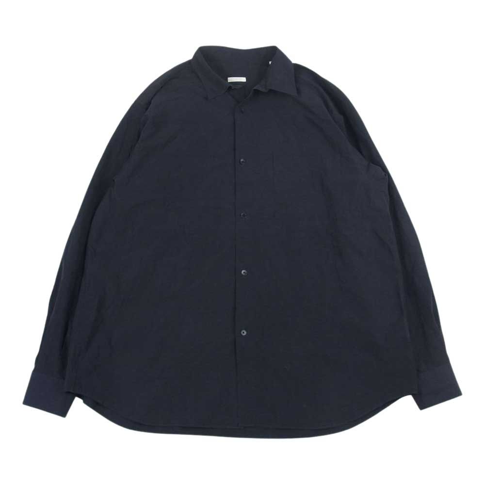 COMOLI 23SS コモリシャツ ネイビー 2 - シャツ