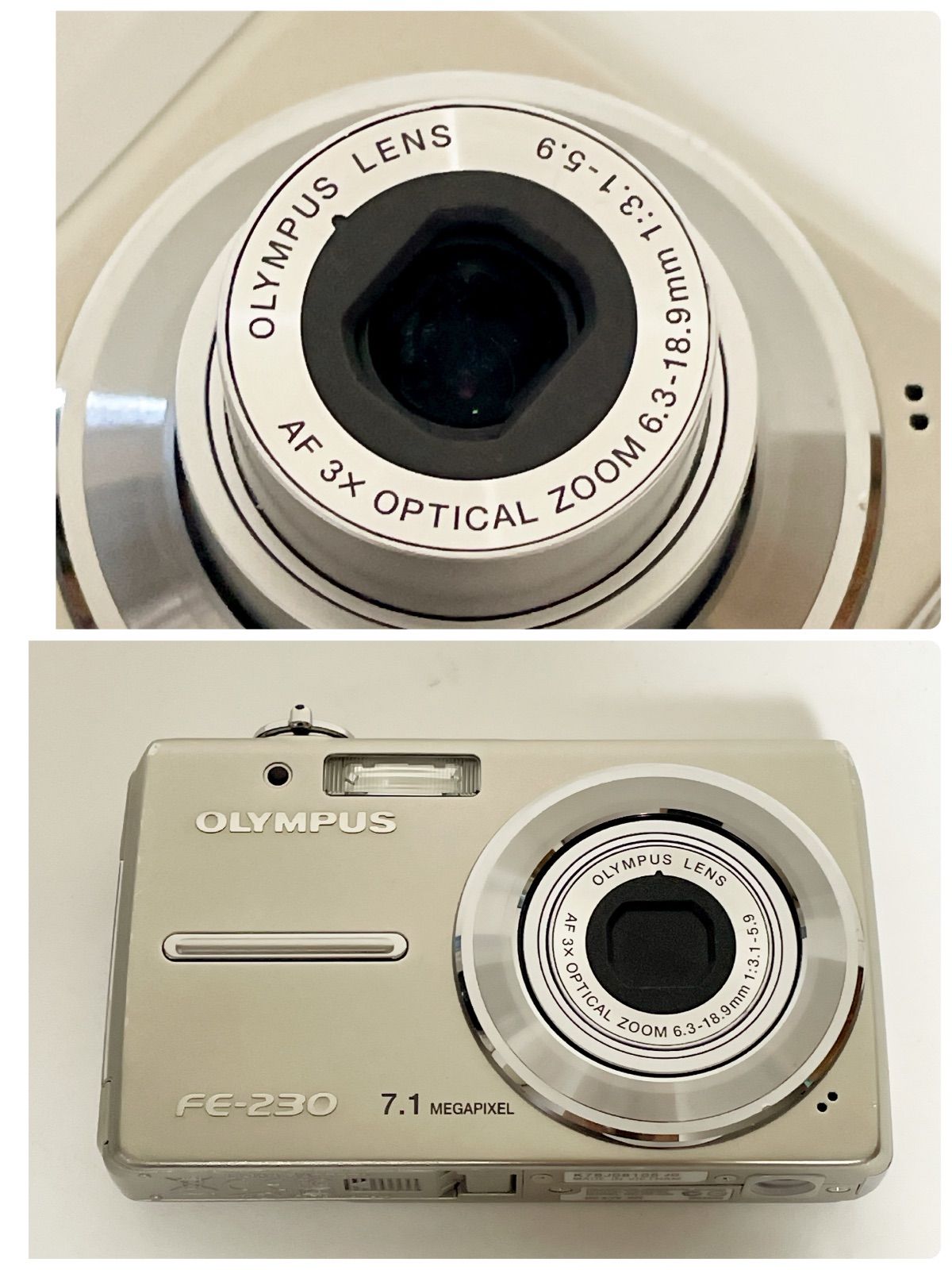 OLYMPUS FE-230 デジカメ 710万画素 シルバー OLYMPUS FE-230 デジカメ 710万画素 シルバー