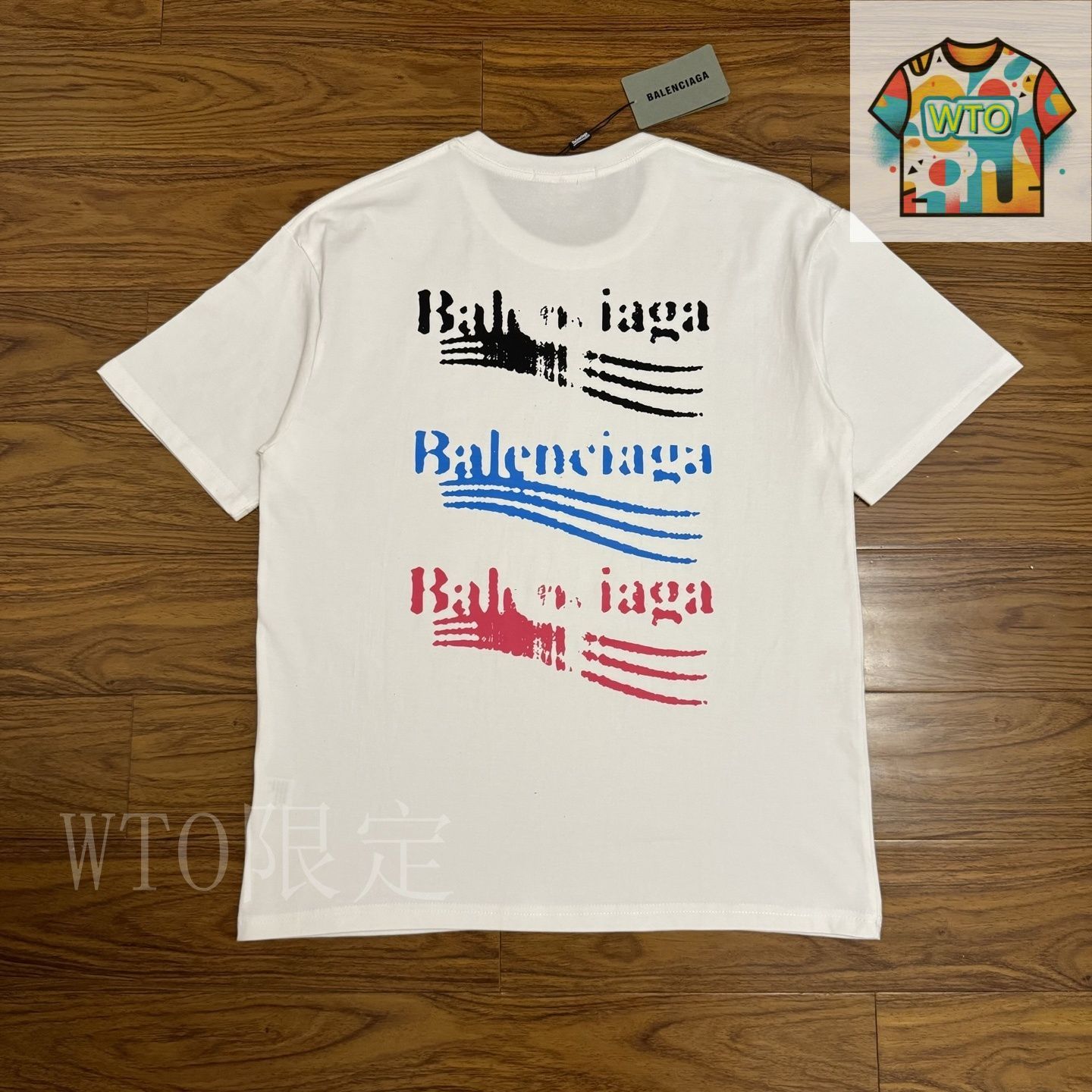 新品balenciaga ストライプTシャツ 今日特価】Balenciaga Stripe バレンシアガ ストライプ T - メルカリ