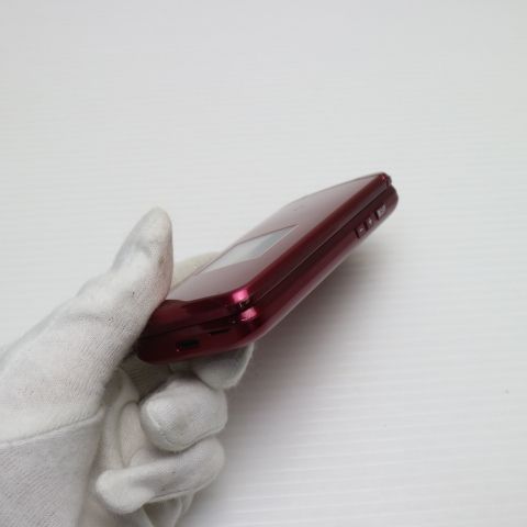 かんたんケータイ ライト KYF43 レッド KYOCERA KYF43 かんたんケータイ ライト ワインレッド SIMフリー