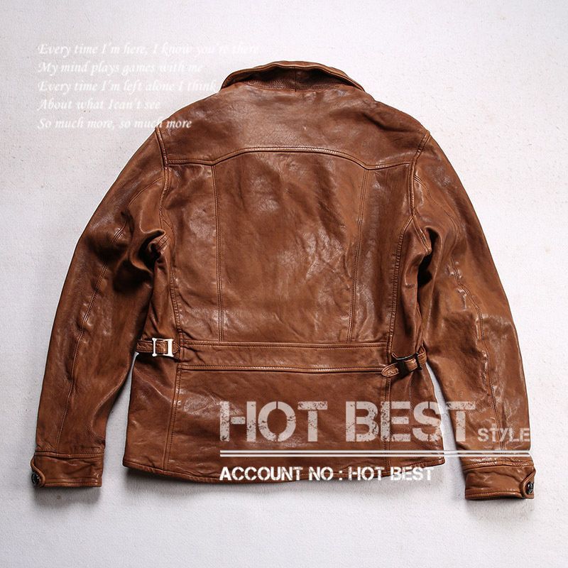 1.0mm シープスキン 30 sスタイル シングルライダース レザージャケット 植物鞣し ウォッシュ加工 羊革