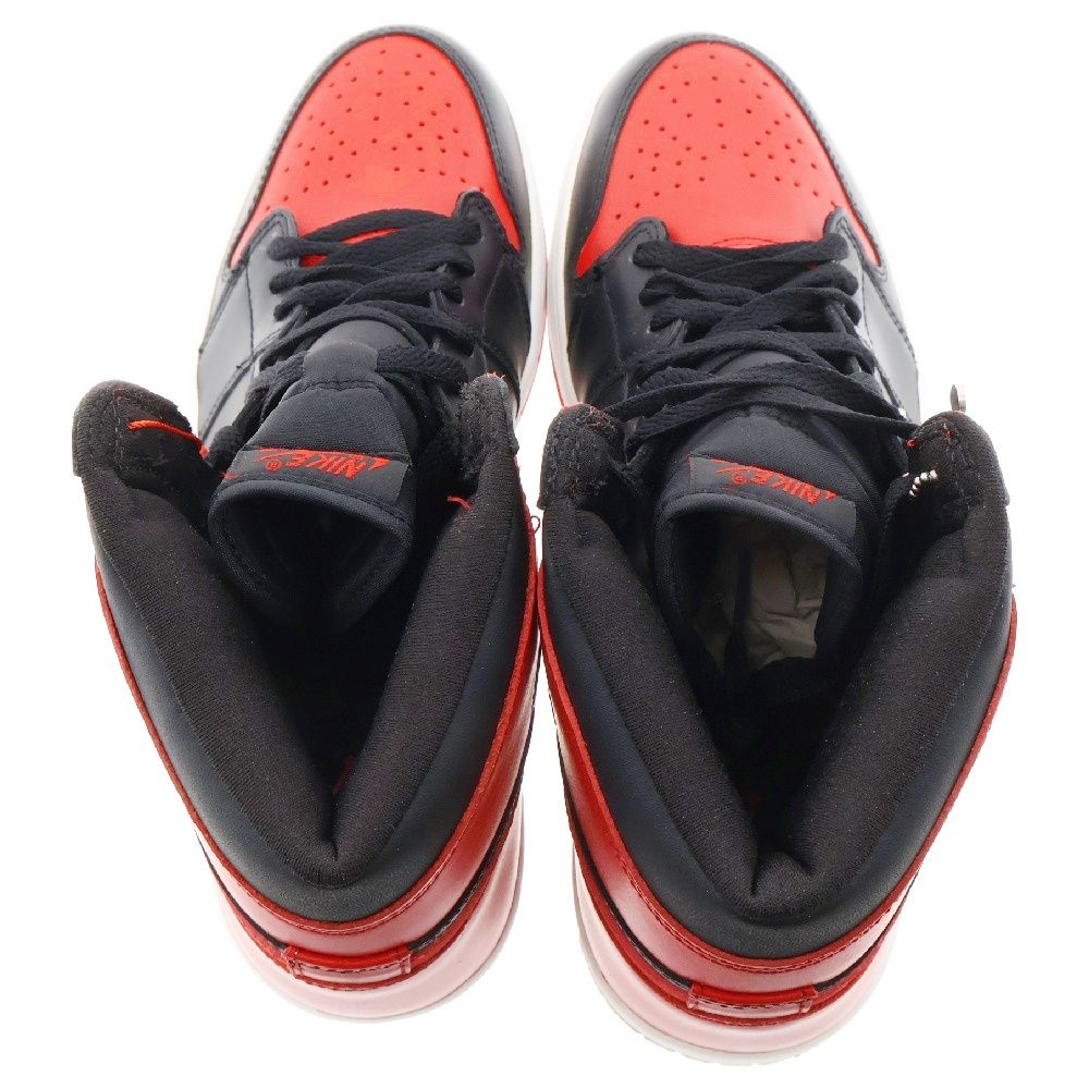 NIKE (ナイキ) 【観賞用】Air Jordan 1 Retro High Black Varsity Red