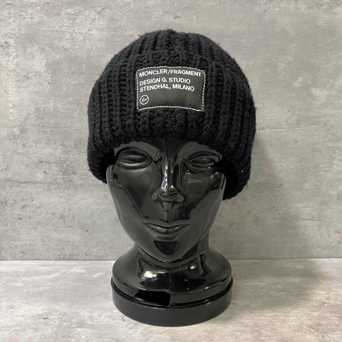 MONCLER 7 MONCLER × FRAGMENT BEANIE ビーニー ニット帽