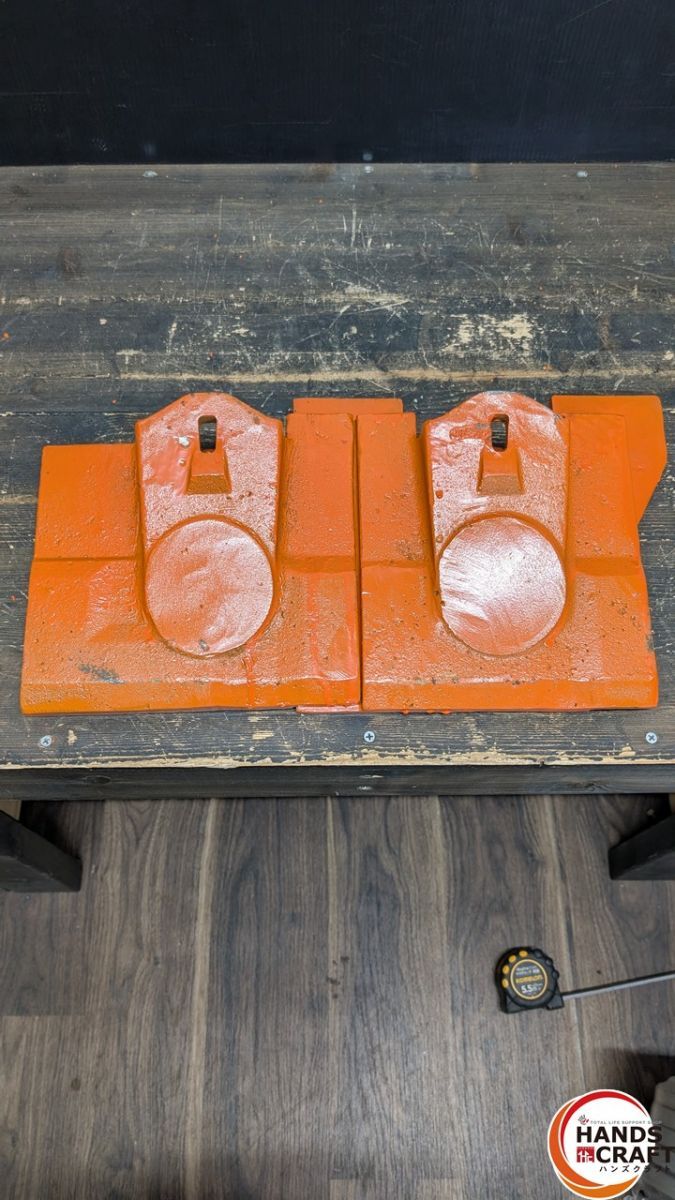 引き取り限定】【中古品】越後商事 ツース盤 E35S WR 16G3 オレンジ