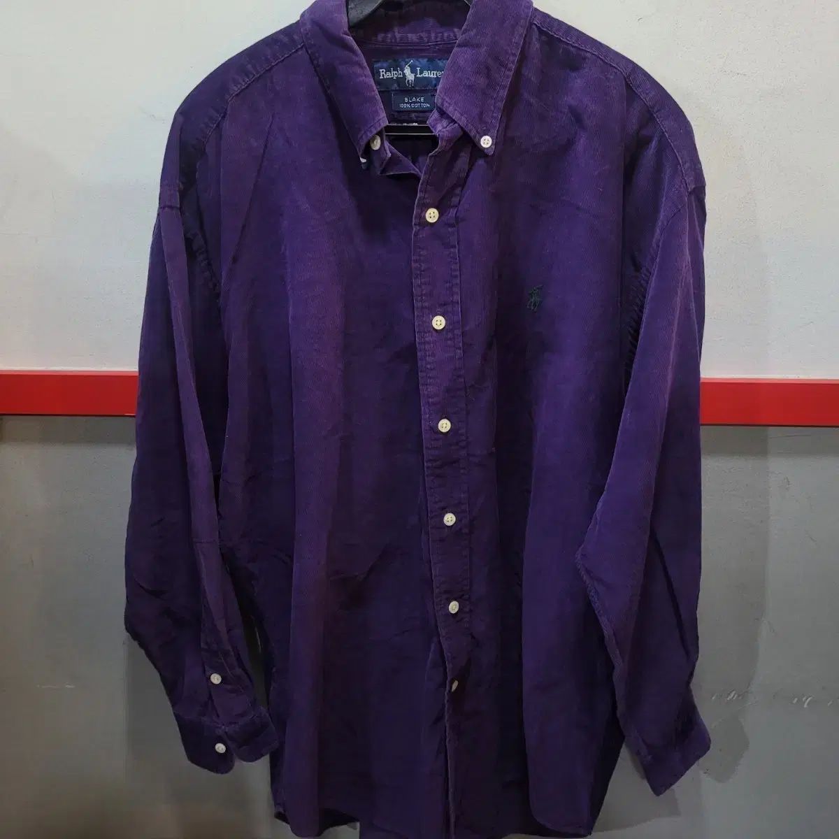 正規品 POLO RALPH LAUREN ポロラルフローレン コーデュロイ 紫 シャツ