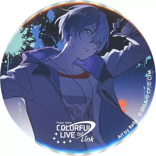 雑貨 青柳冬弥 プロジェクトセカイ COLORFUL LIVE 1st -Link- 缶ミラー B