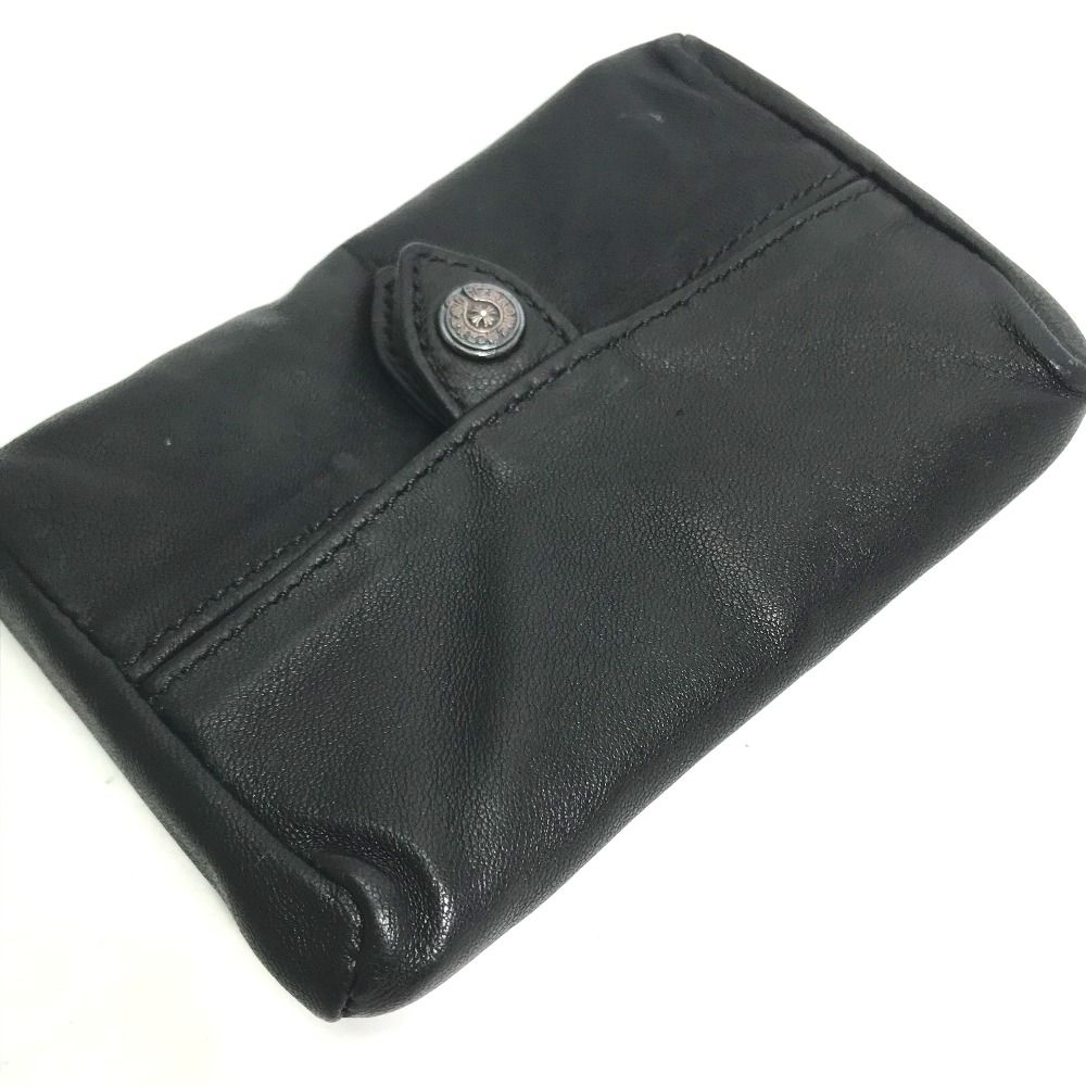 CHROME HEARTS クロムハーツ ポーチ WALLET TIRED TEARS  レザー