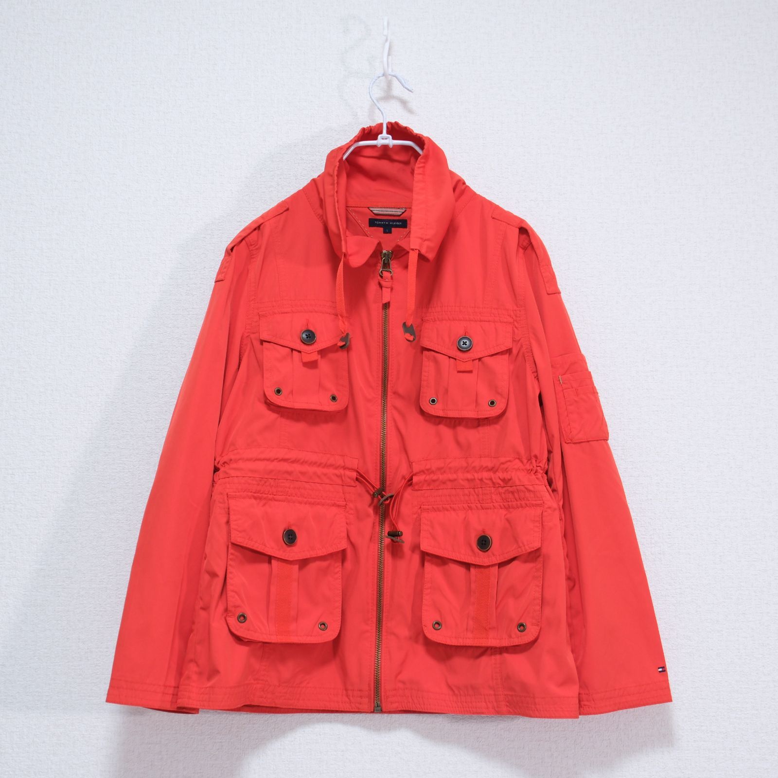美品】トミーヒルフィガー TOMMY HILFIGER ミリタリージップブルゾン 