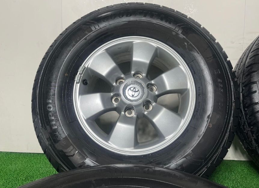 管理番号 247-37】 トヨタ ハイラックスサーフ 純正 ホイール 16×7J +11 PCD 139.7-6H グッドイヤー 265/70R16  ランクル 等 - メルカリ