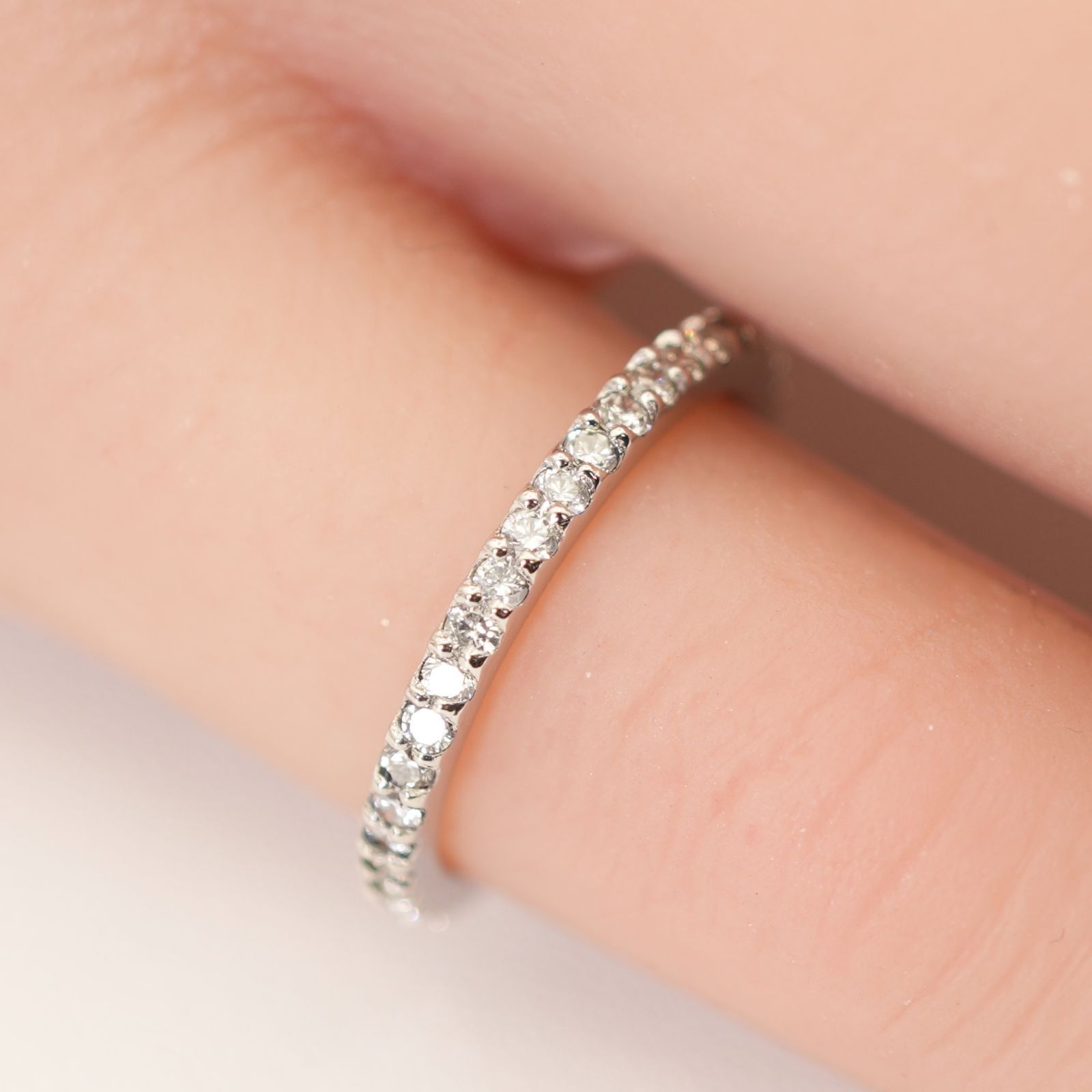 STAR JEWELRY ハーフエタニティリング Premium Eternity Ring」Half(L)(2PR0530-1)Pt950 リング