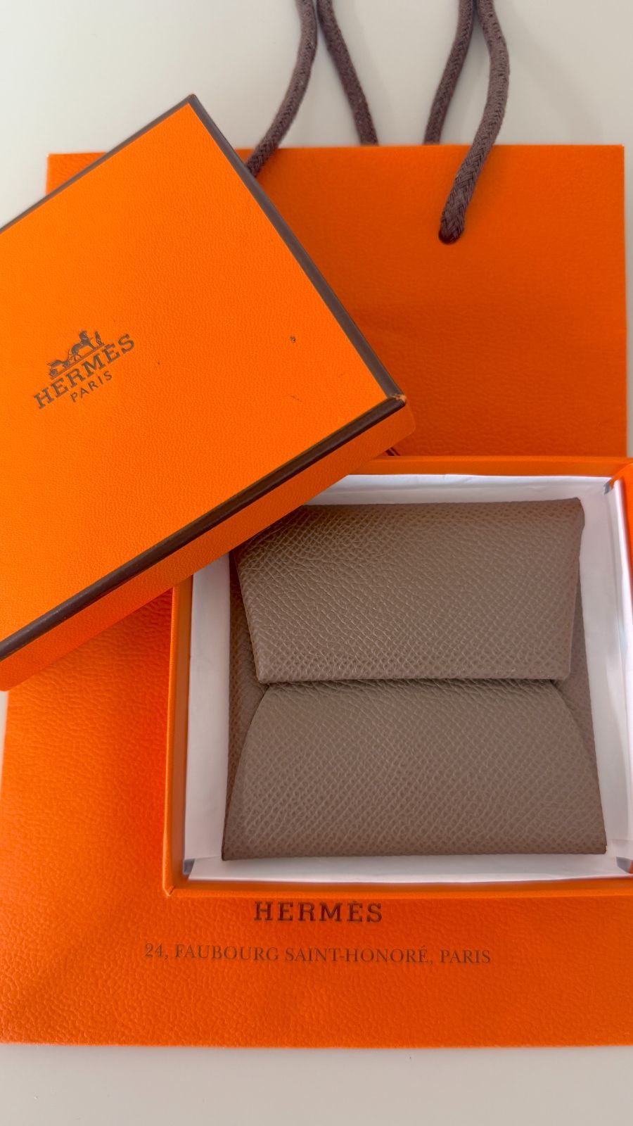 【手元在庫あり!国内発送】エルメス バスティア エトゥープ HERMES エルメス バスティア コインケース エトゥープ - メルカリ