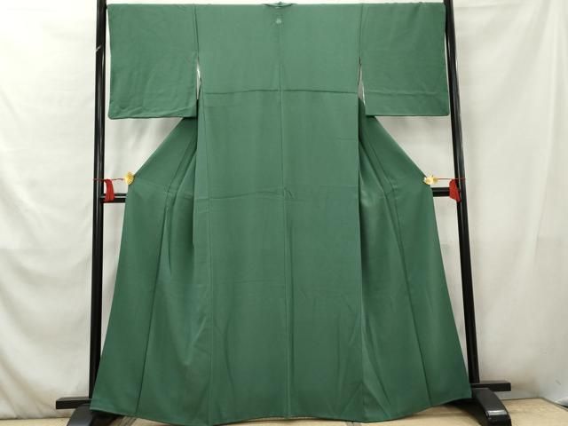 平和屋着物□上質な色無地 作家物 甚三紅色 正絹 逸品 AAAZ2862mf