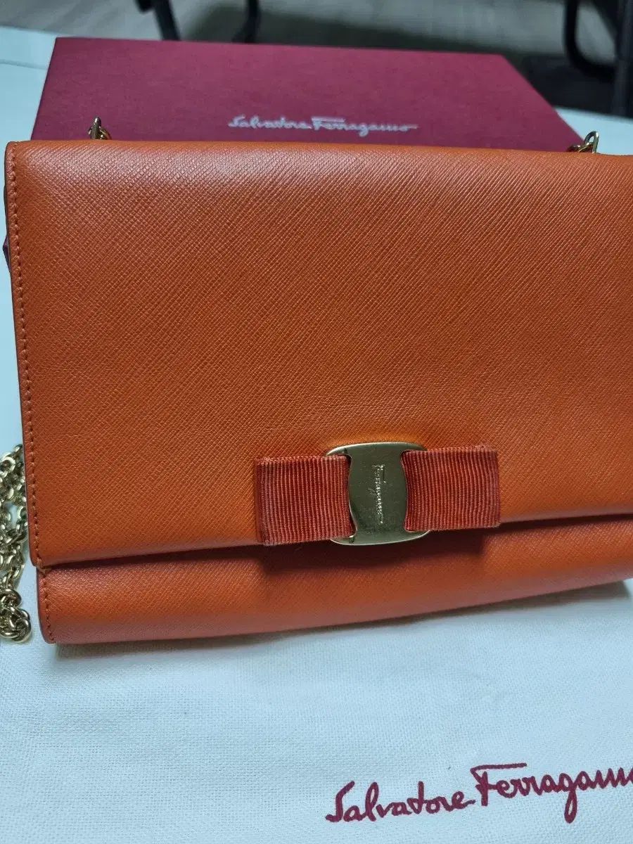 フェラガモクロス チェーンバッグ