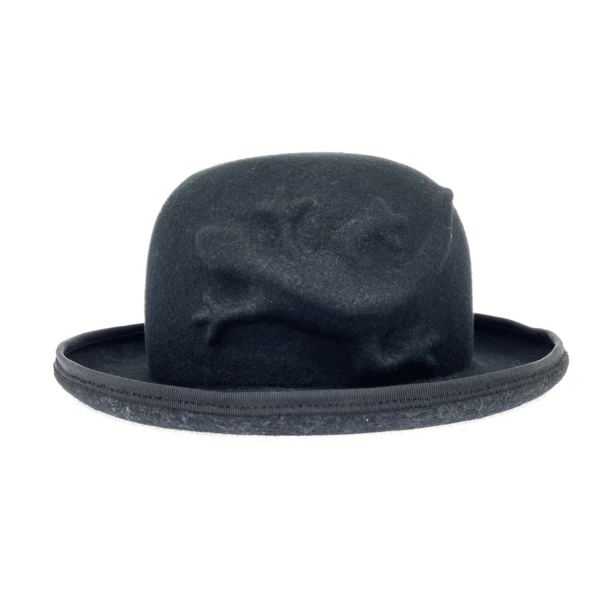 美品 CA4LA カシラ ハット ブラック ウール100％ ユニセックス トカゲ