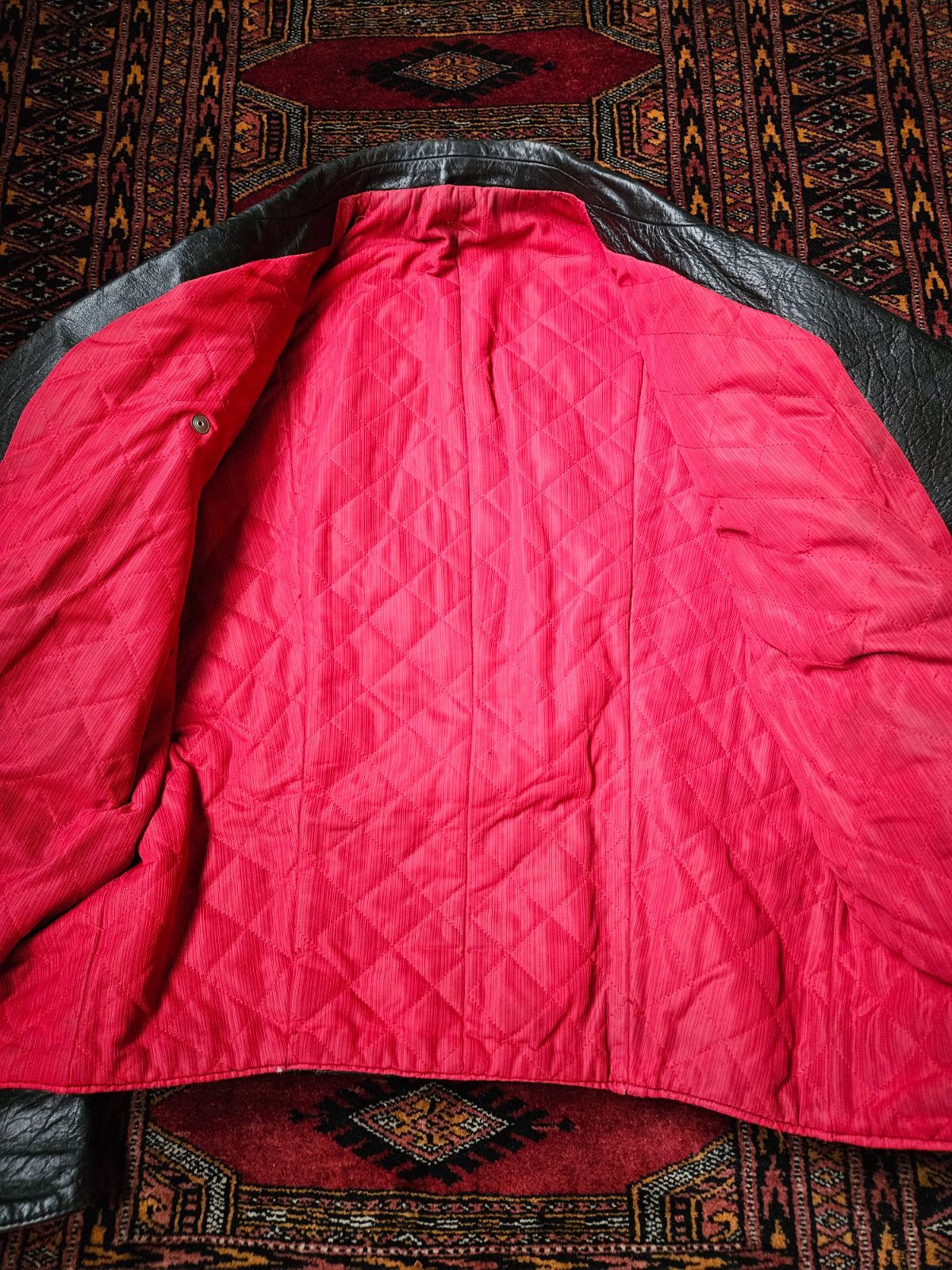 70s UK Vintage Motorcycle Jacket KANDAIZUMI_COM