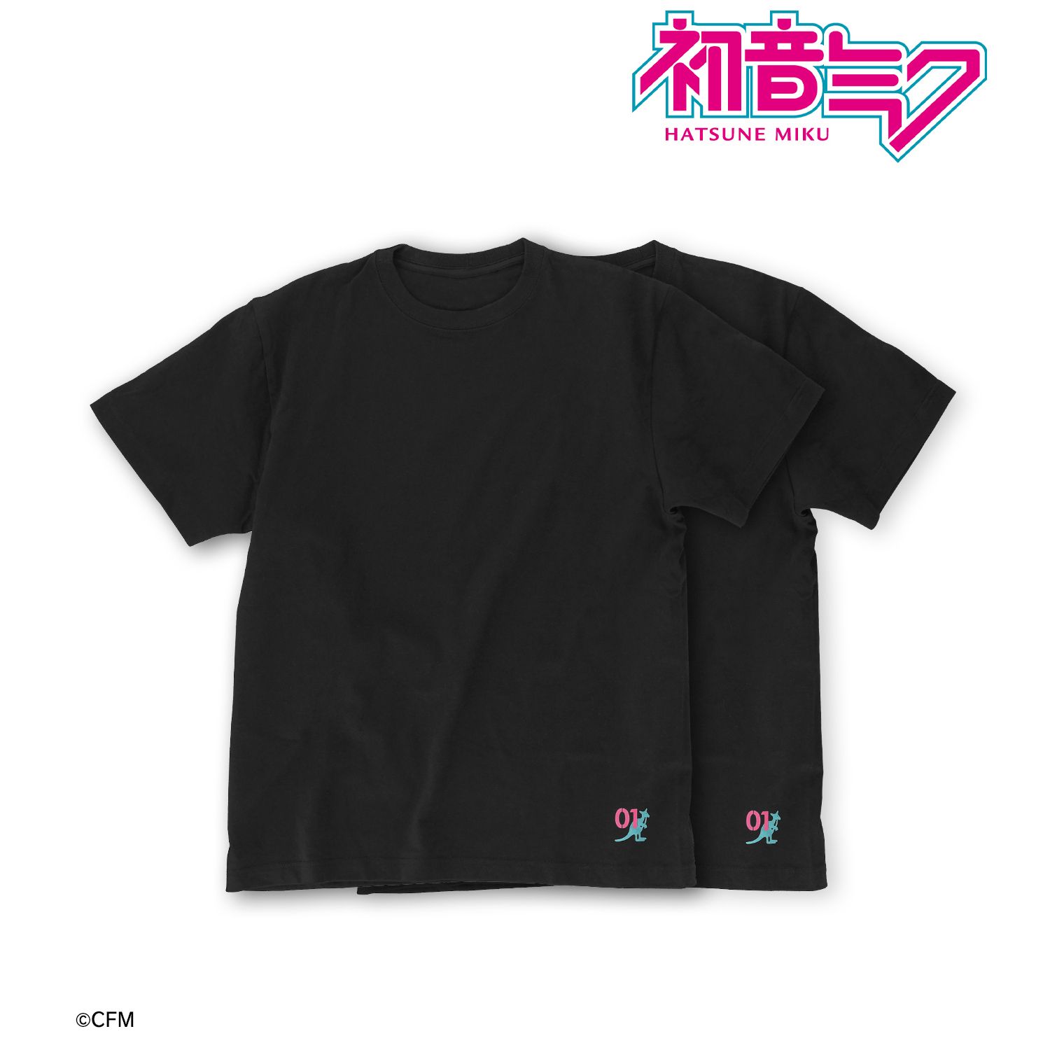 【新品/公式】初音ミク (サイズ/XXXL) KANGOL?コラボ 第1弾 ロゴ パックTシャツ2枚セットメンズ 公式グッズ colleize