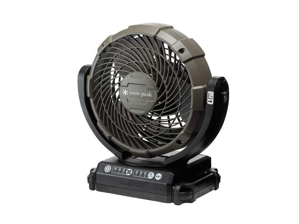 商品 扇風機 サーキュレーター ACアダプタ付|バッテリ充電器別売 小型 フィールドファン マキタ アウトドア ファン peak キャンプ スノーピーク snow