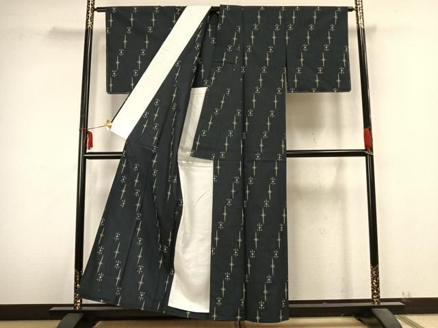 十字絣 反端付き