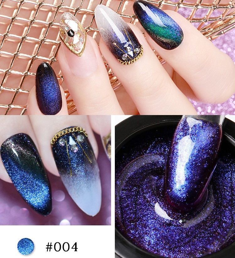 ❗️全12色，9D ギャラクシー キャッツアイジェル＋強力マグネット付き