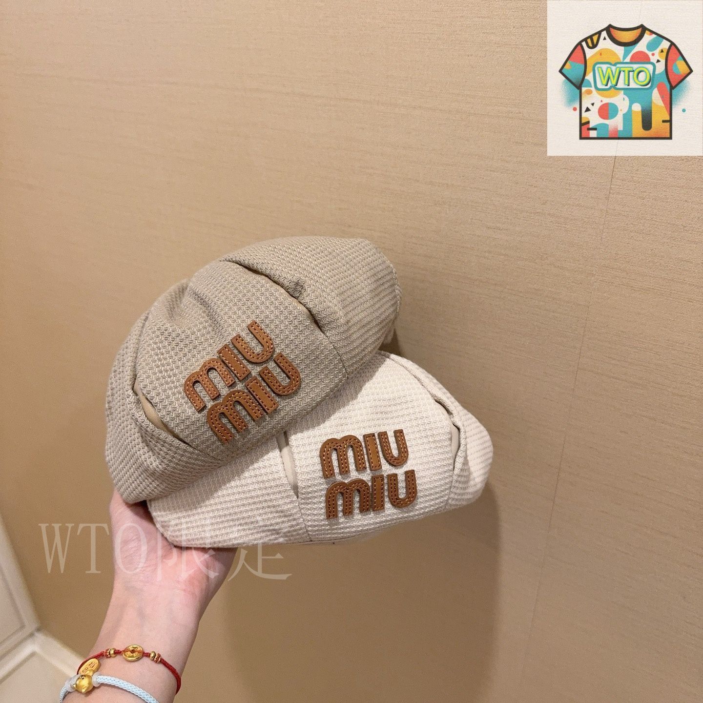 値下げしました❗️miumiu ベレー帽 miu miu ベレー帽 - メルカリ