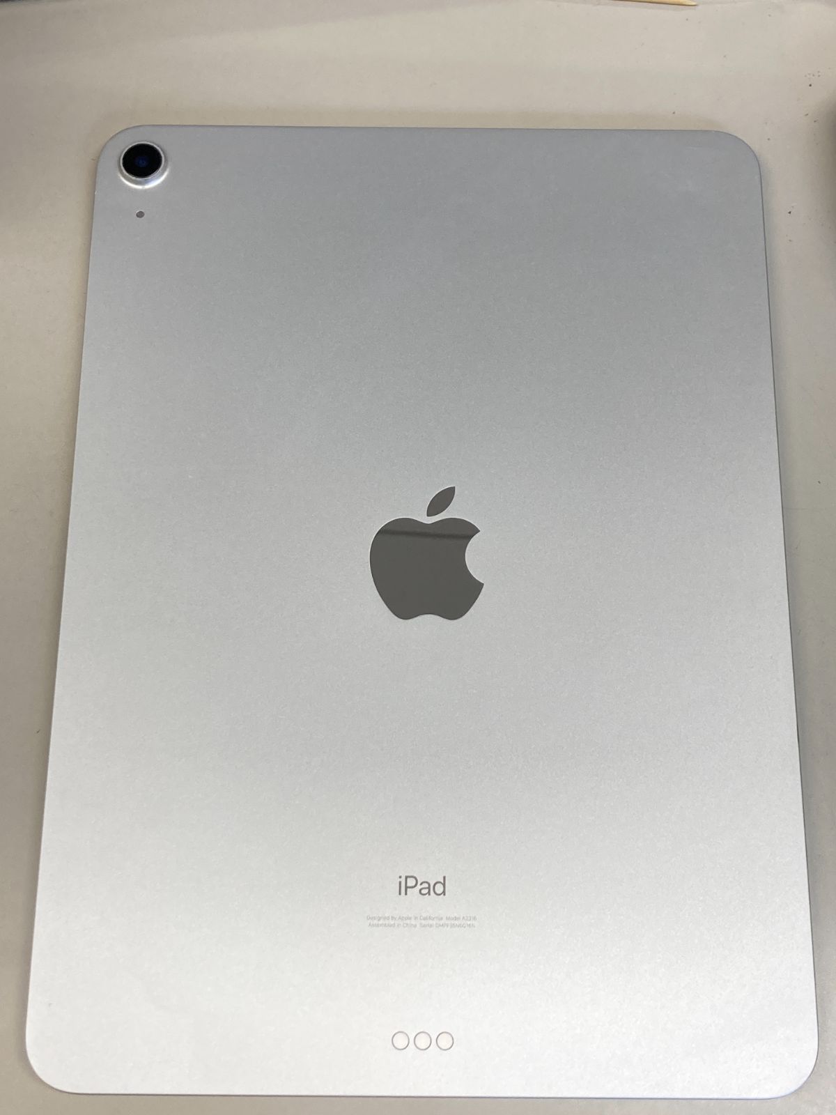 電池100% apple iPad Air (第4世代) 64GB シルバー WiFi