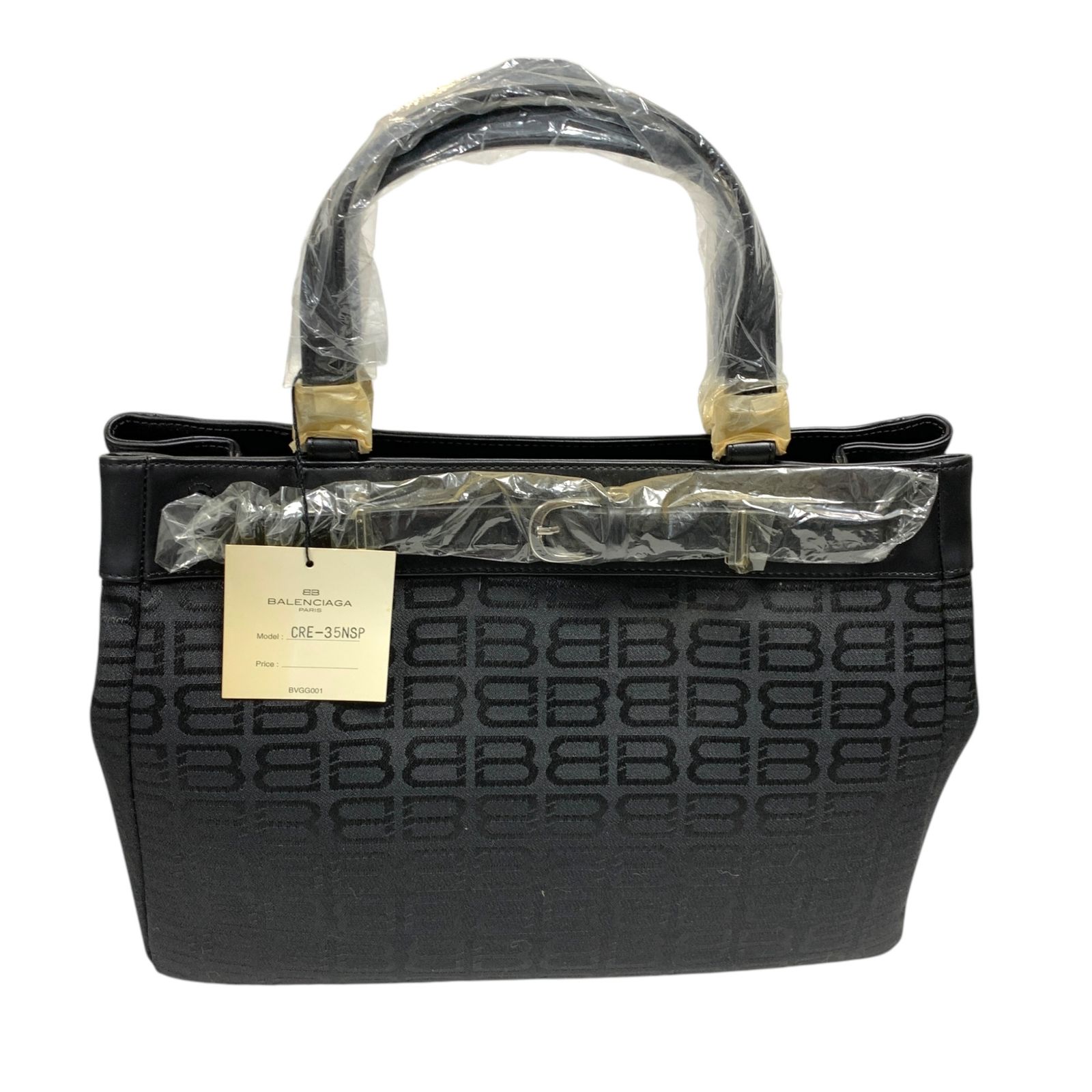 ◇未使用/タグ付き◇BALENCIAGA バレンシアガ BB柄 ハンドバック