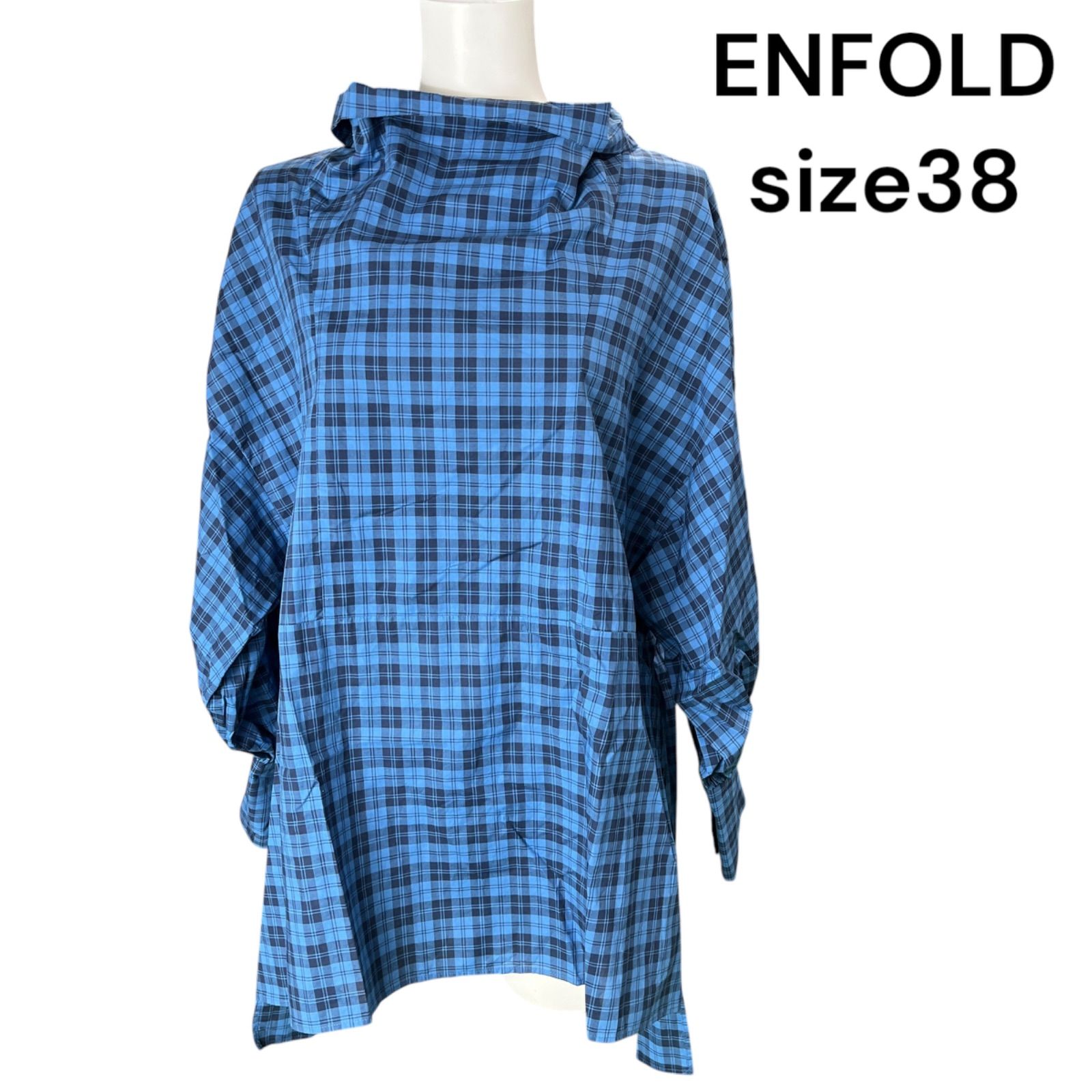 ENFOLD(エンフォルド)｜PEツイル ロングスリーブ SH⁄シャツ⁄ホワイト
