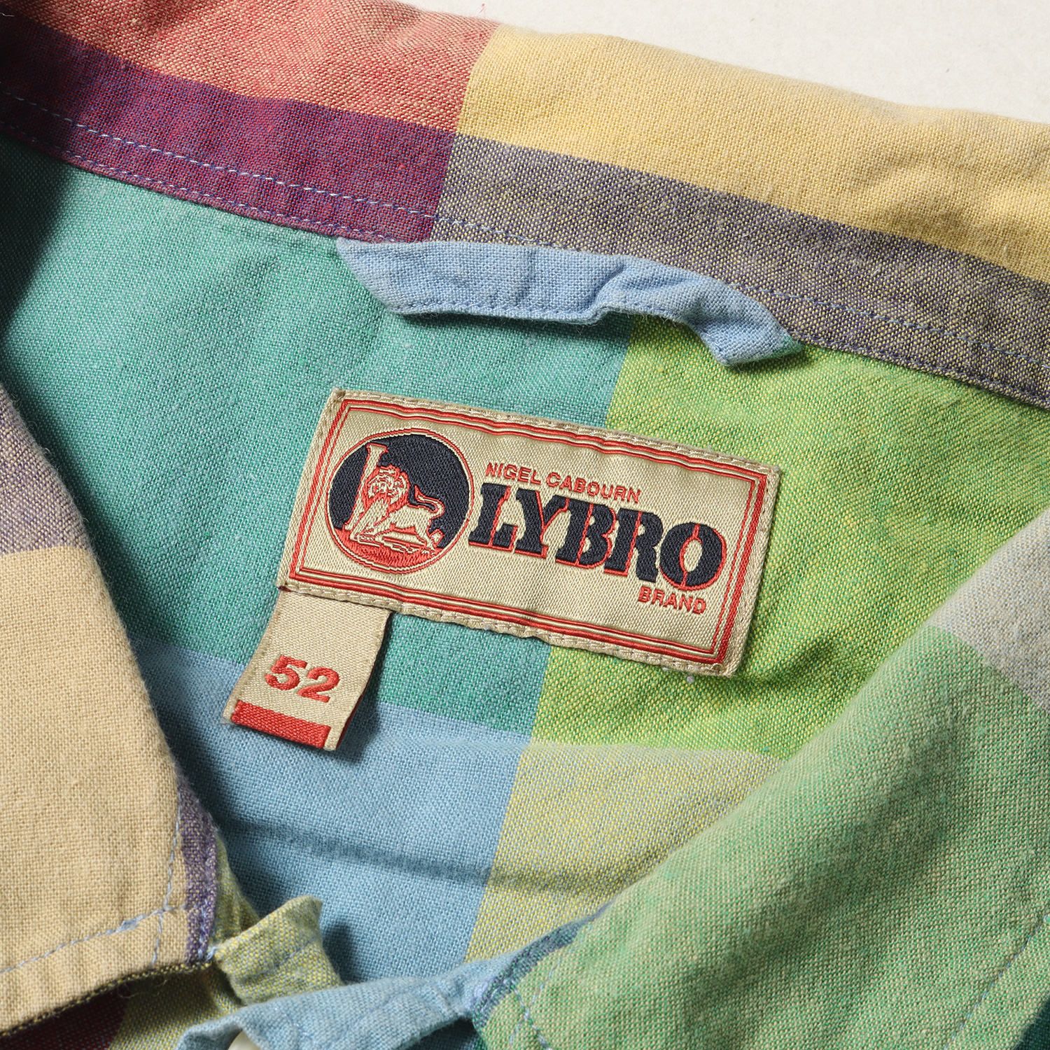 Nigel Cabourn ナイジェルケーボン シャツ マルチチェック柄 コットン